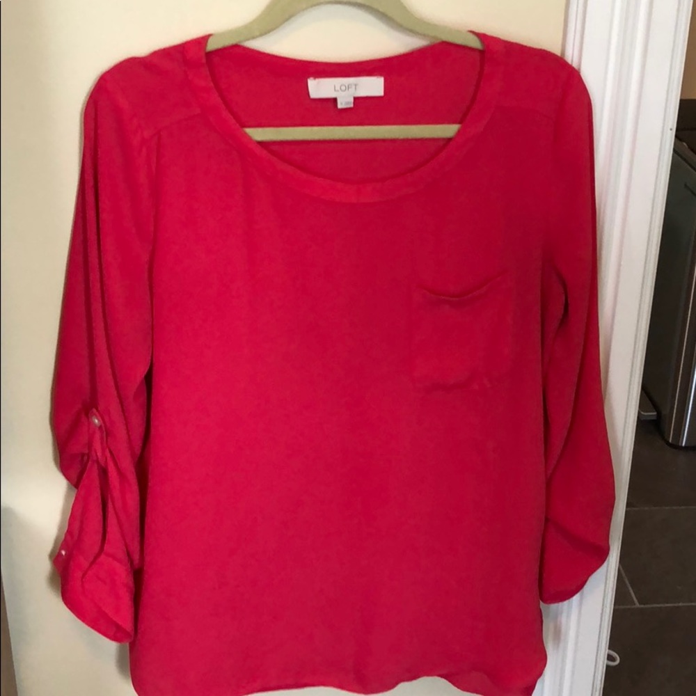 Loft Magenta blouse!